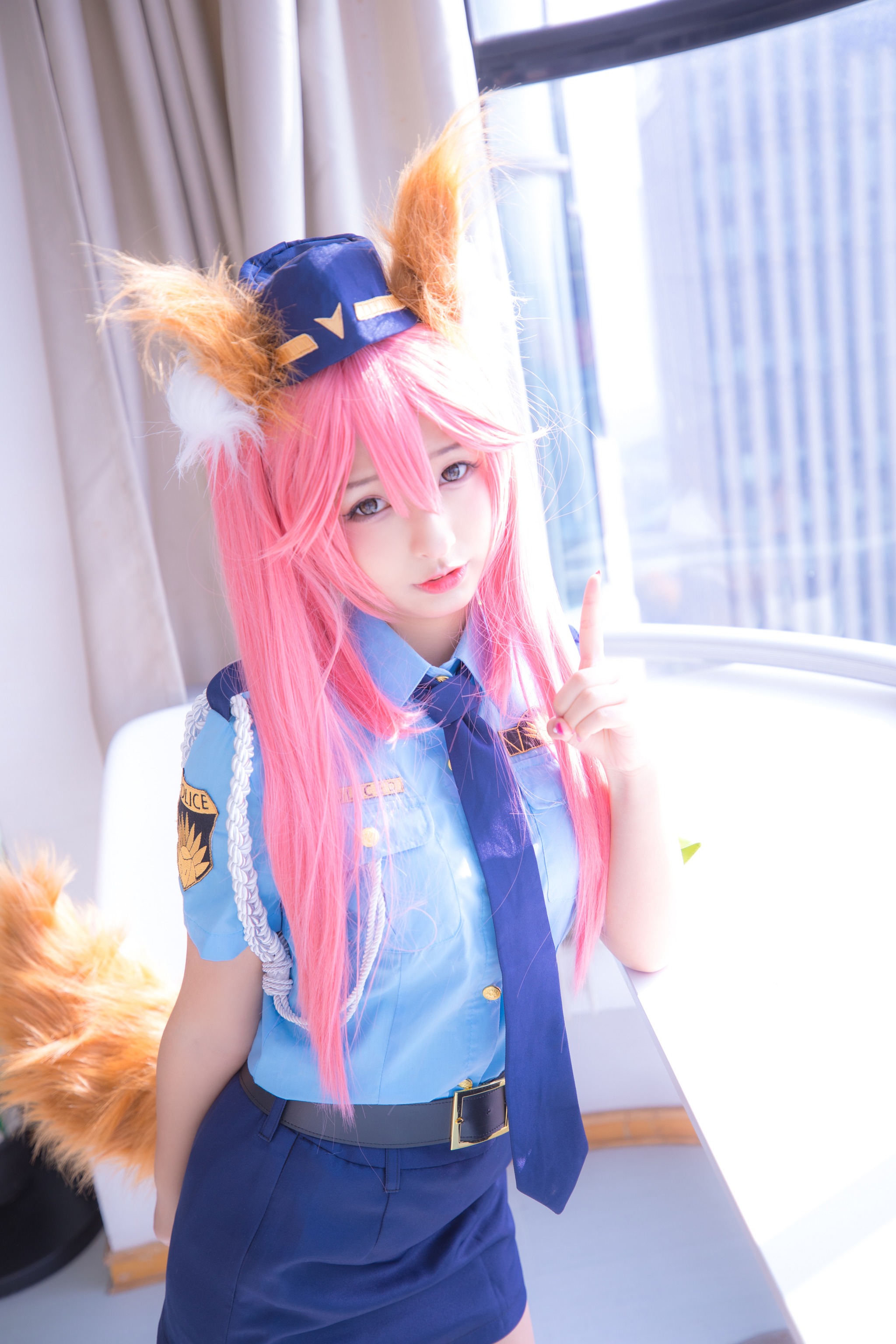 图片[1]-神楽坂真冬 – NO.029 电子相册-玉藻前制服《後で逮捕してもいい？》[150P]-XikXak